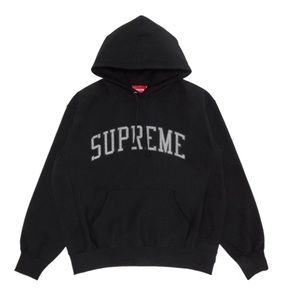 Men's Supreme Glitter Arc Hooded Sweatshirt